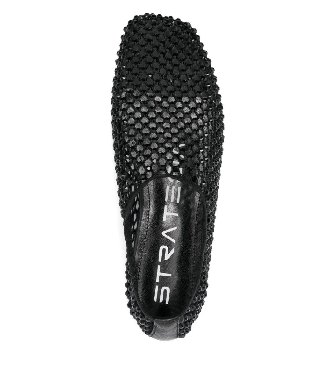 STRATEGIA Черные кожаные балетки, фото 2