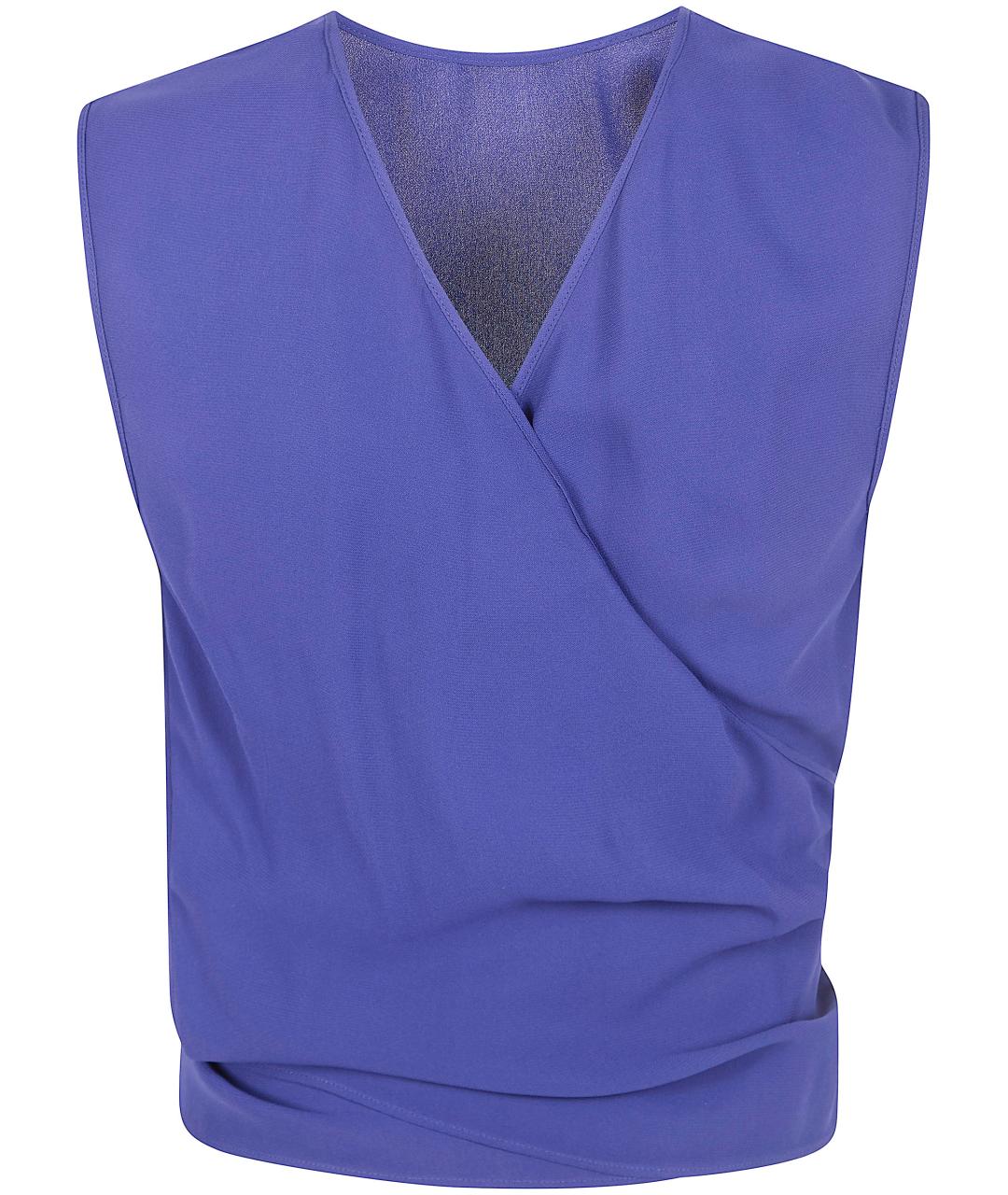 MANTU Синяя вискозная футболка, фото 4