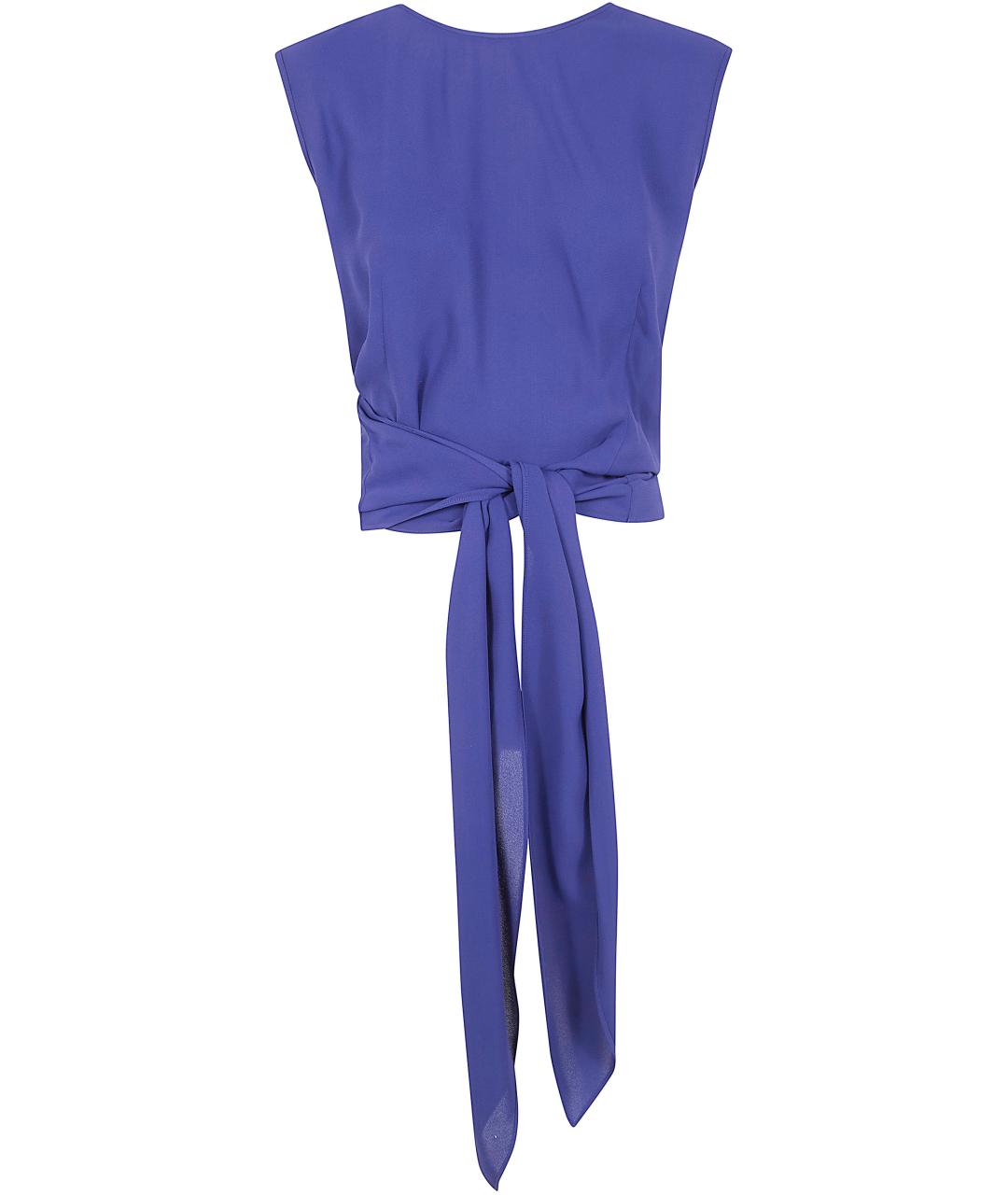 MANTU Синяя вискозная футболка, фото 1