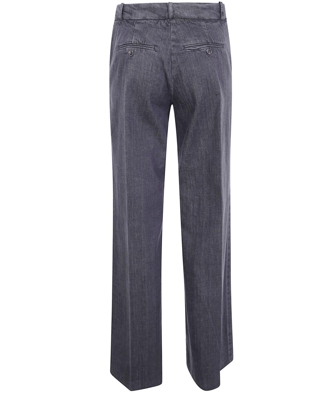 KILTIE Черные кашемировые прямые брюки, фото 2