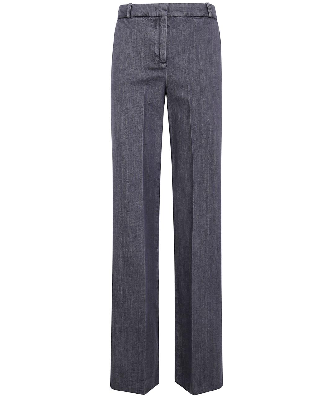 KILTIE Черные кашемировые прямые брюки, фото 1