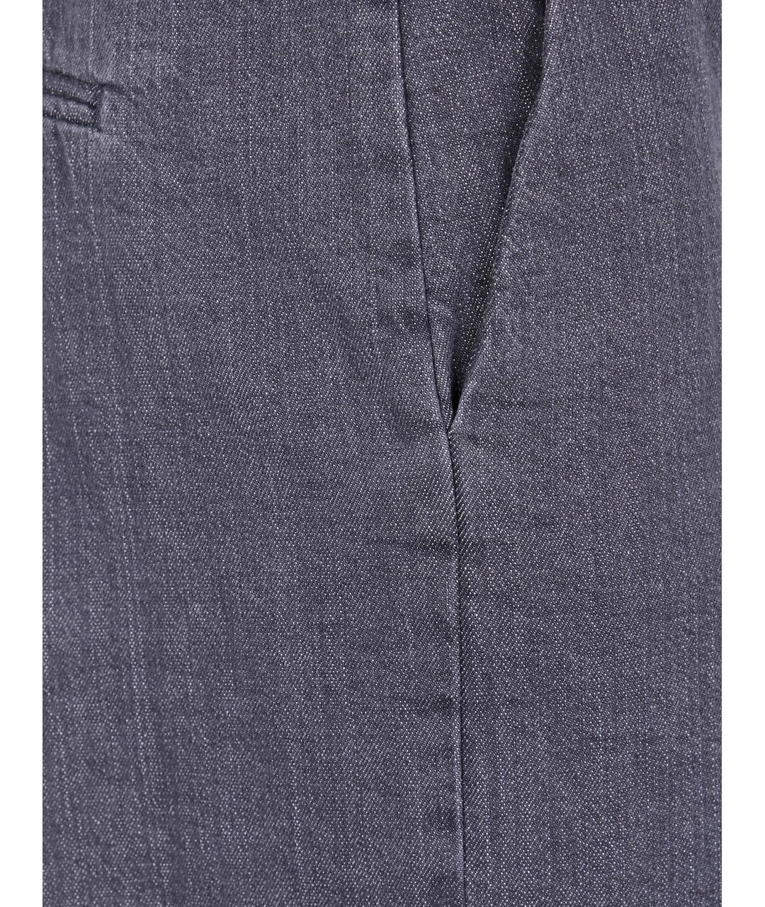 KILTIE Черные кашемировые прямые брюки, фото 3