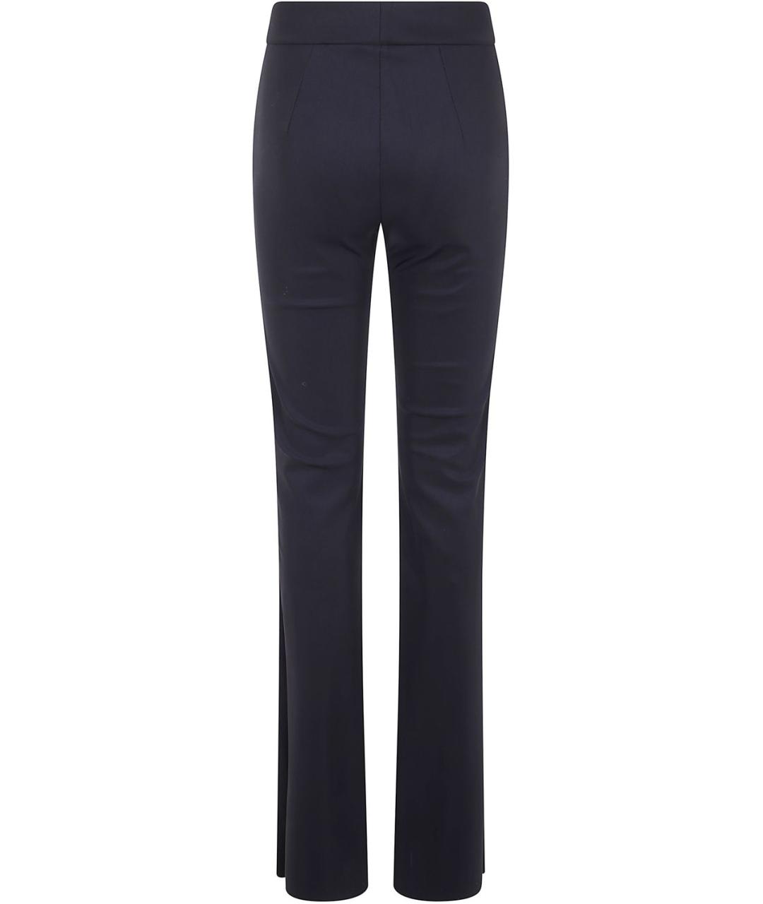 CHIARA BONI Черные полиамидовые прямые брюки, фото 2