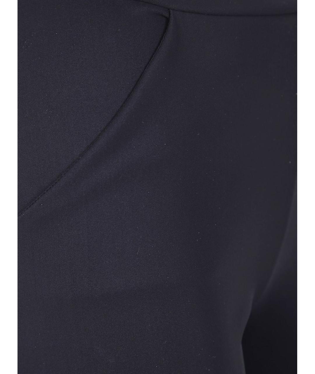 CHIARA BONI Черные полиамидовые прямые брюки, фото 3