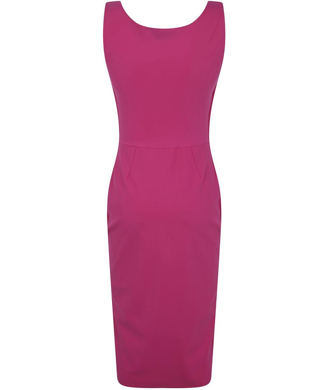 CHIARA BONI Розовое полиамидовое повседневное платье, фото 2