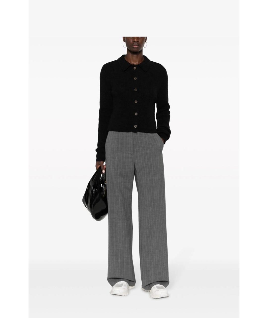 OUR LEGACY Черный шерстяной кардиган, фото 4