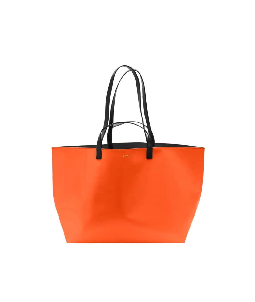 CAHU Оранжевая сумка тоут, фото 1