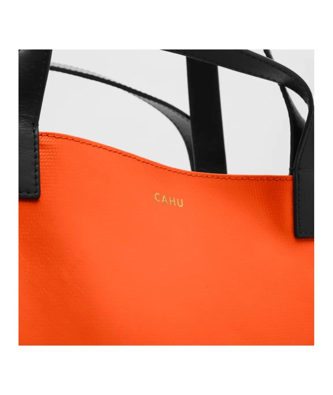 CAHU Оранжевая сумка тоут, фото 2