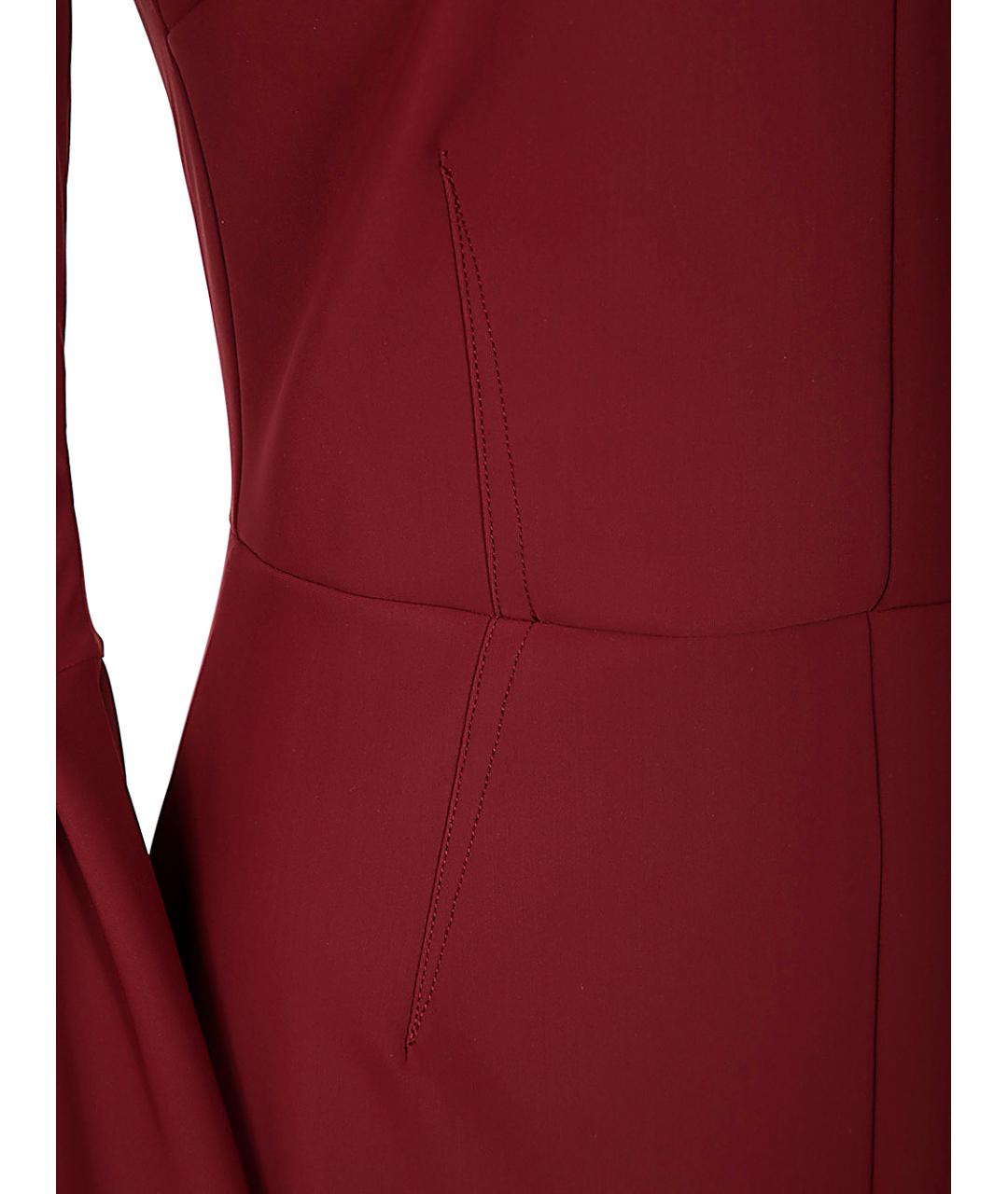 CHIARA BONI Коричневое полиамидовое повседневное платье, фото 3