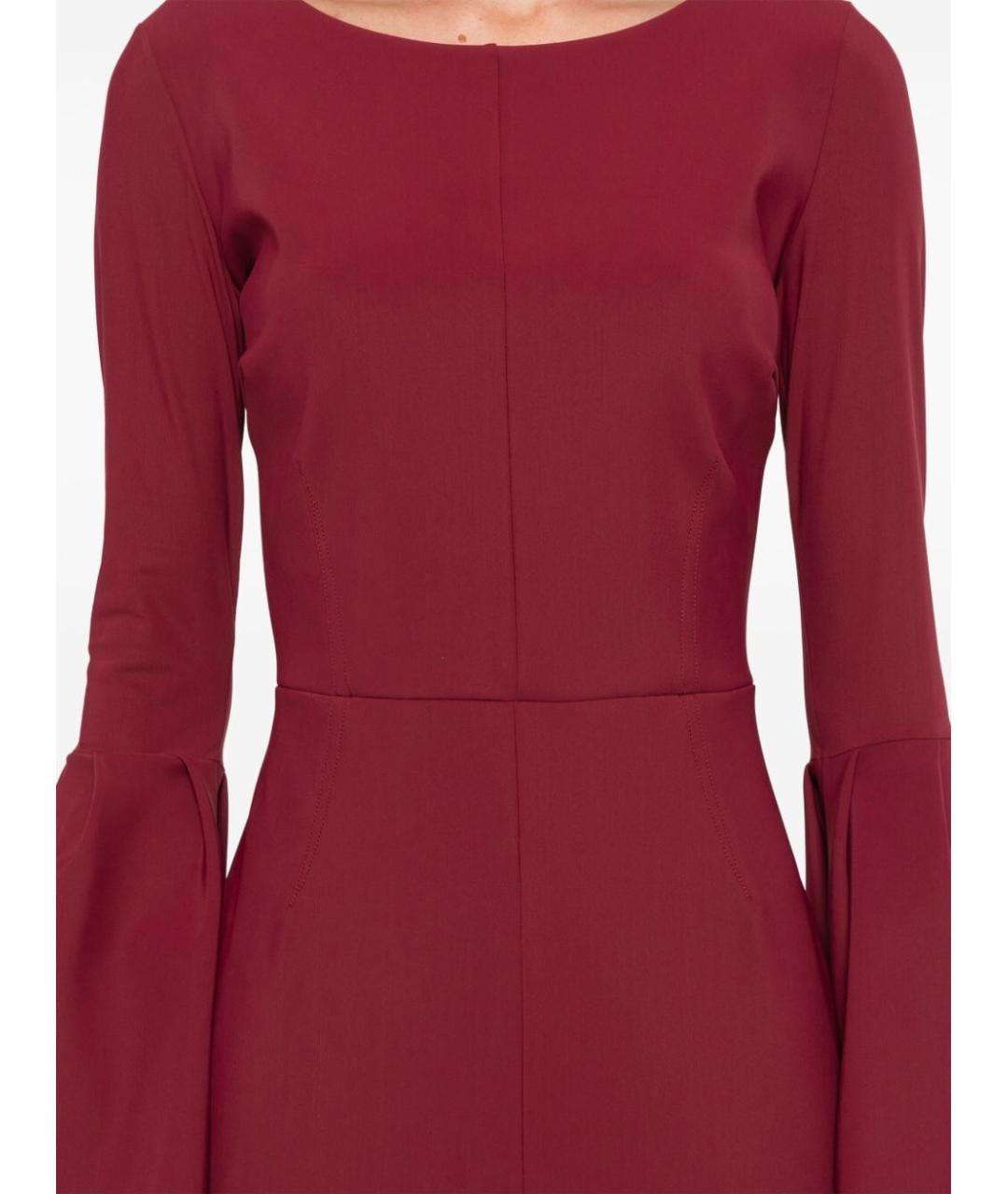 CHIARA BONI Коричневое полиамидовое повседневное платье, фото 5