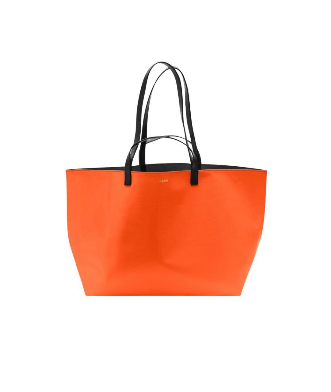 CAHU Оранжевая сумка тоут, фото 1