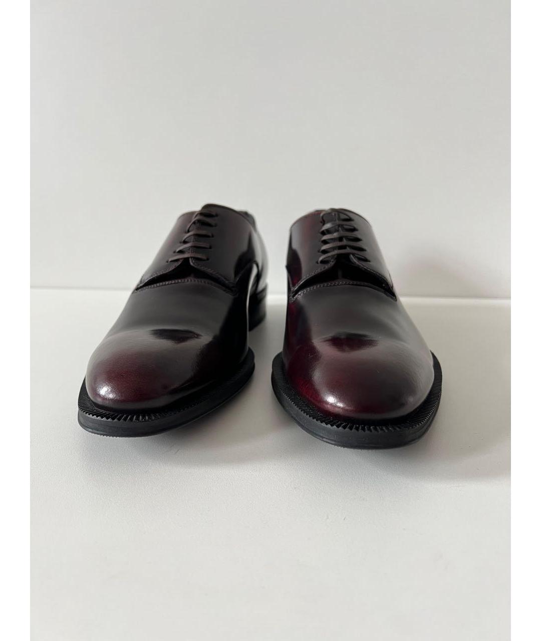 CHRISTIAN DIOR Коричневые кожаные туфли, фото 2