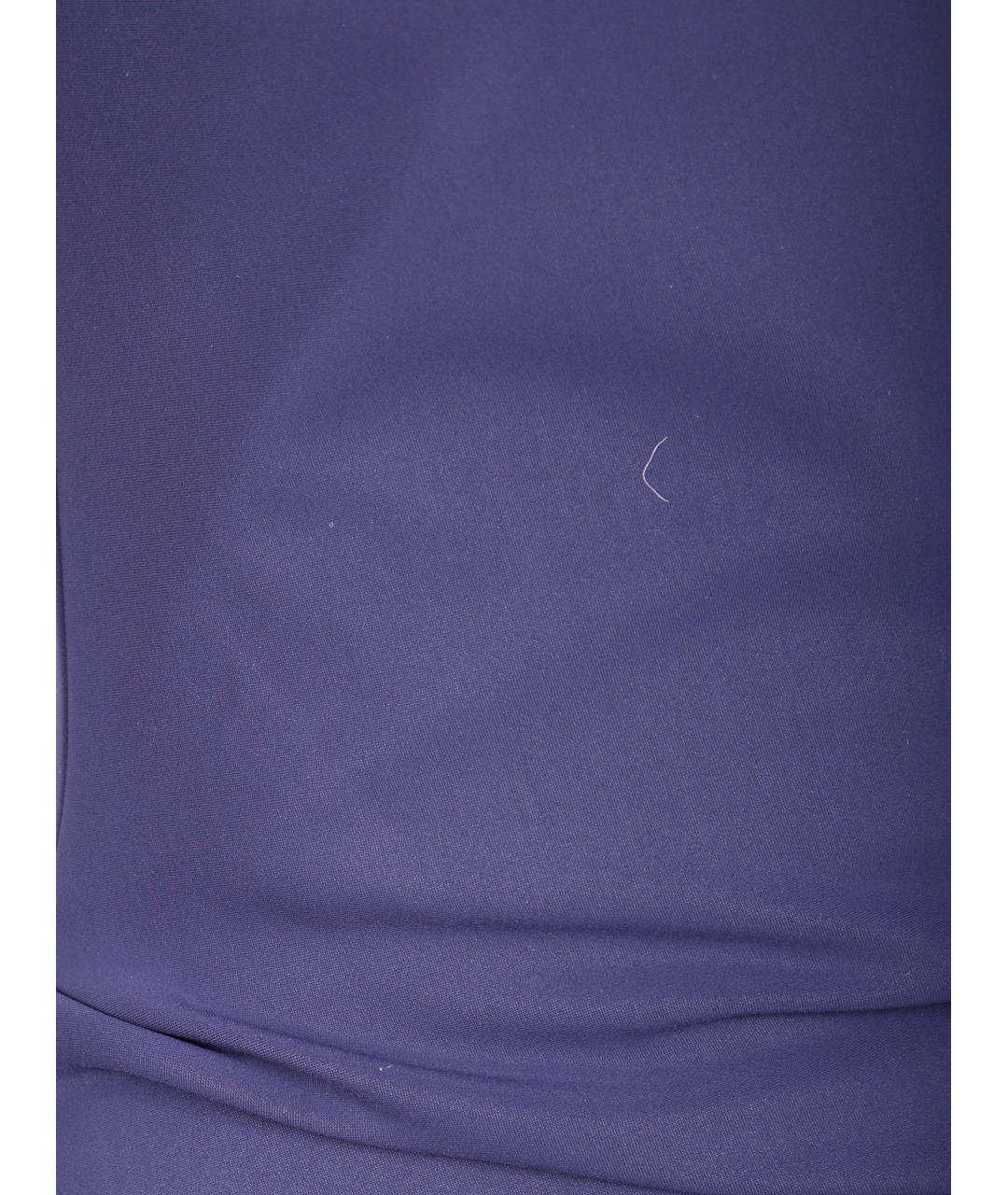 CHIARA BONI Синее полиамидовое повседневное платье, фото 3