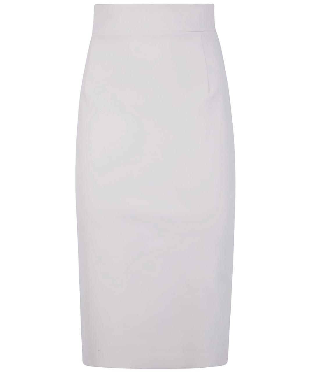 CHIARA BONI Белая полиамидовая юбка миди, фото 1