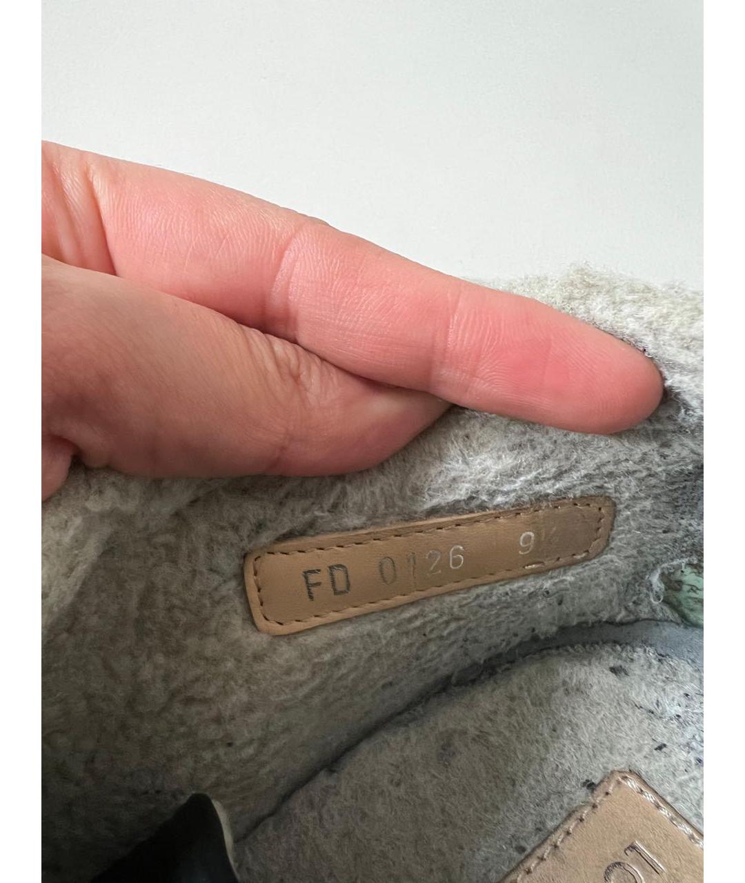 LOUIS VUITTON Черные кожаные высокие кроссовки / кеды, фото 5