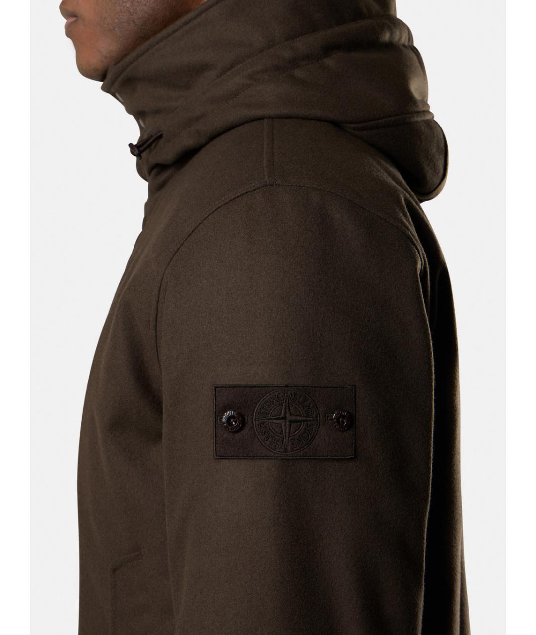 STONE ISLAND Коричневая куртка, фото 4