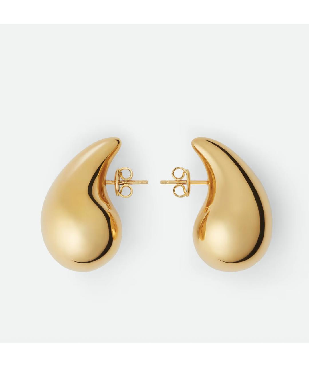 BOTTEGA VENETA Золотые серебряные серьги, фото 3