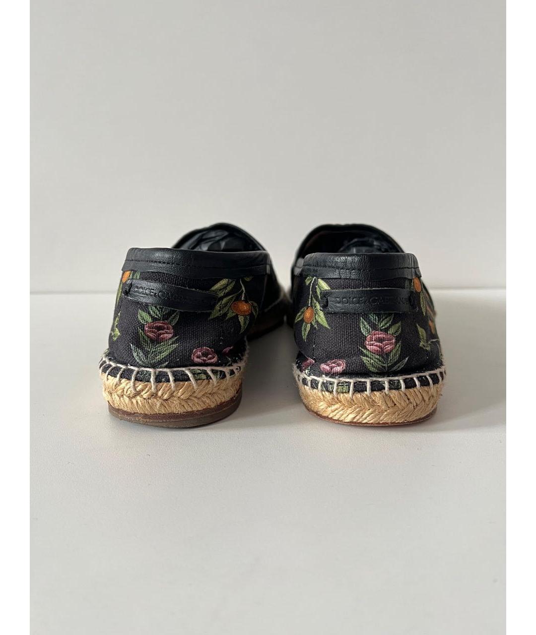 DOLCE&GABBANA Черные эспадрильи, фото 5