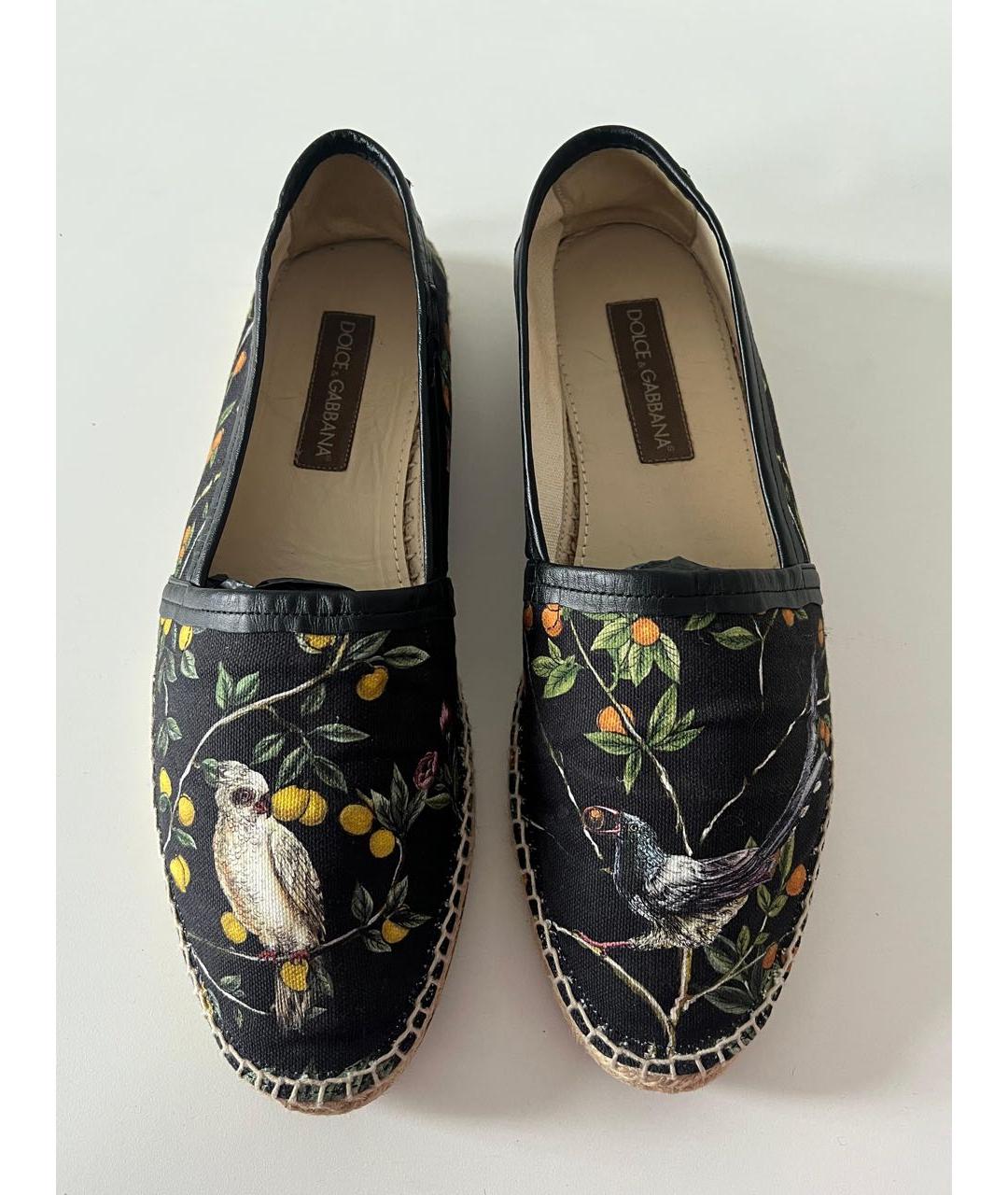 DOLCE&GABBANA Черные эспадрильи, фото 2