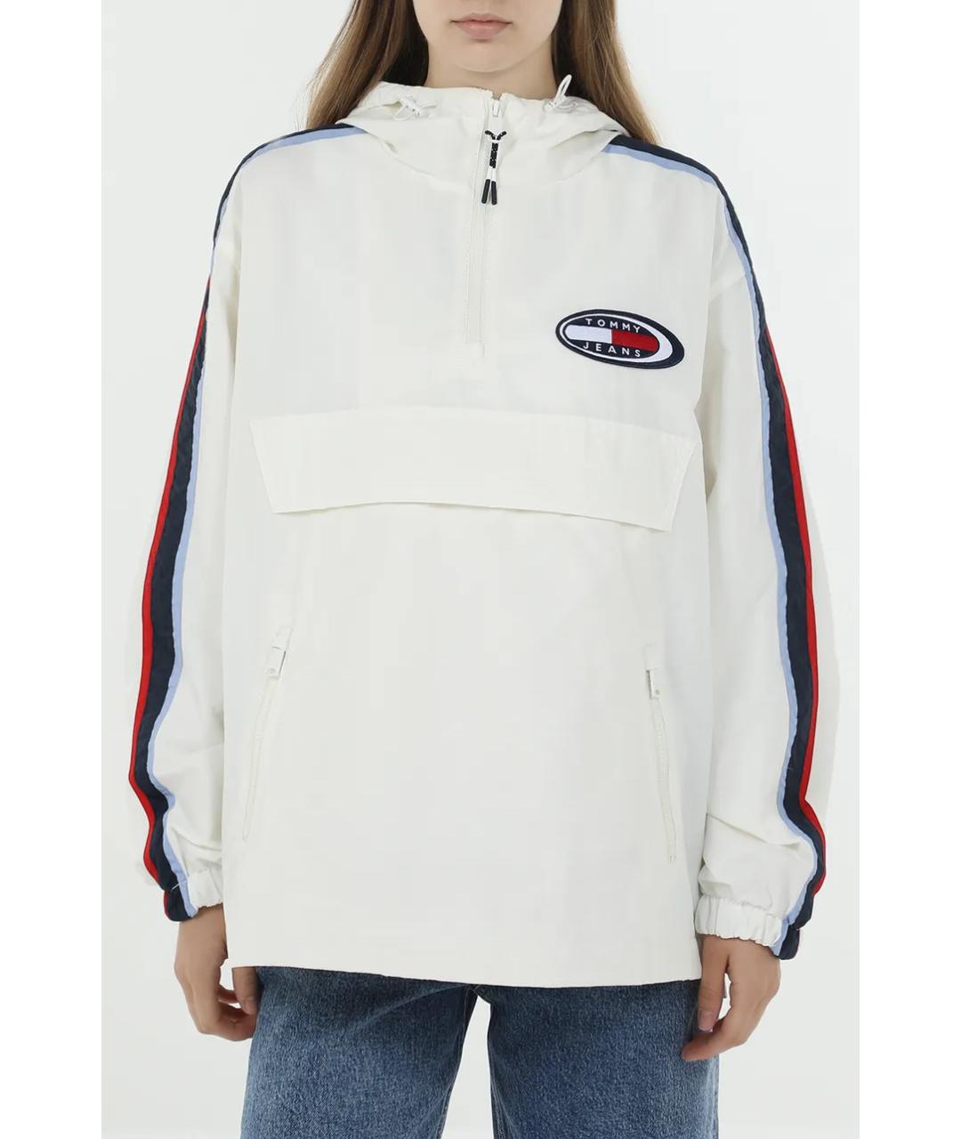 TOMMY HILFIGER Белая полиамидовая куртка, фото 3