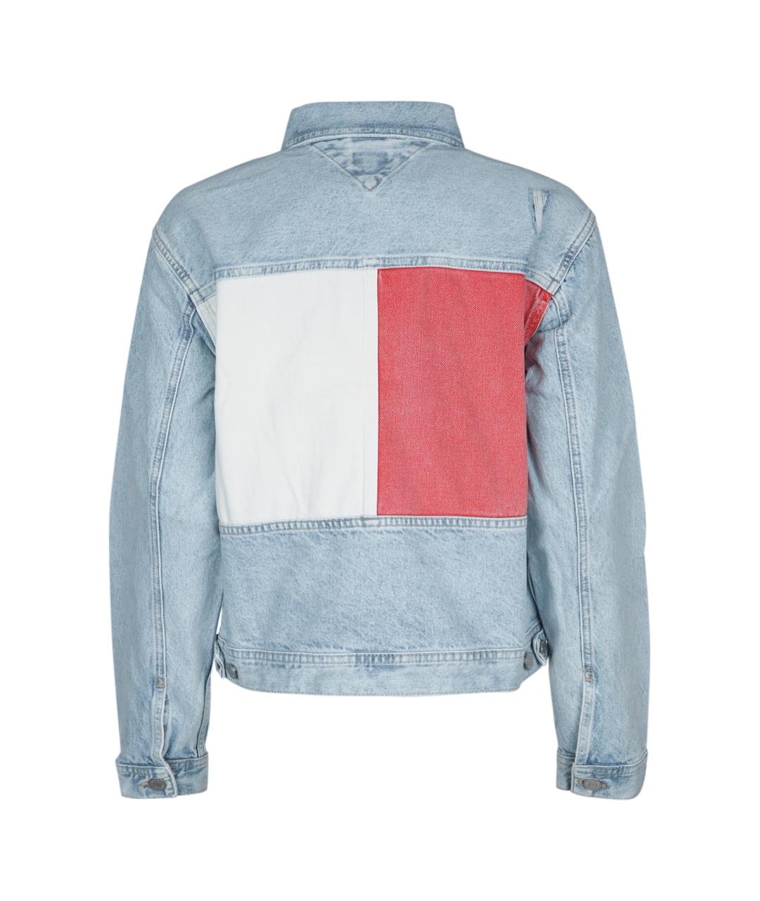 TOMMY HILFIGER Синяя хлопковая куртка, фото 2