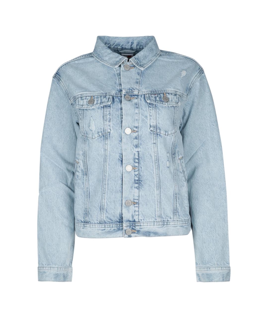 TOMMY HILFIGER Синяя хлопковая куртка, фото 1