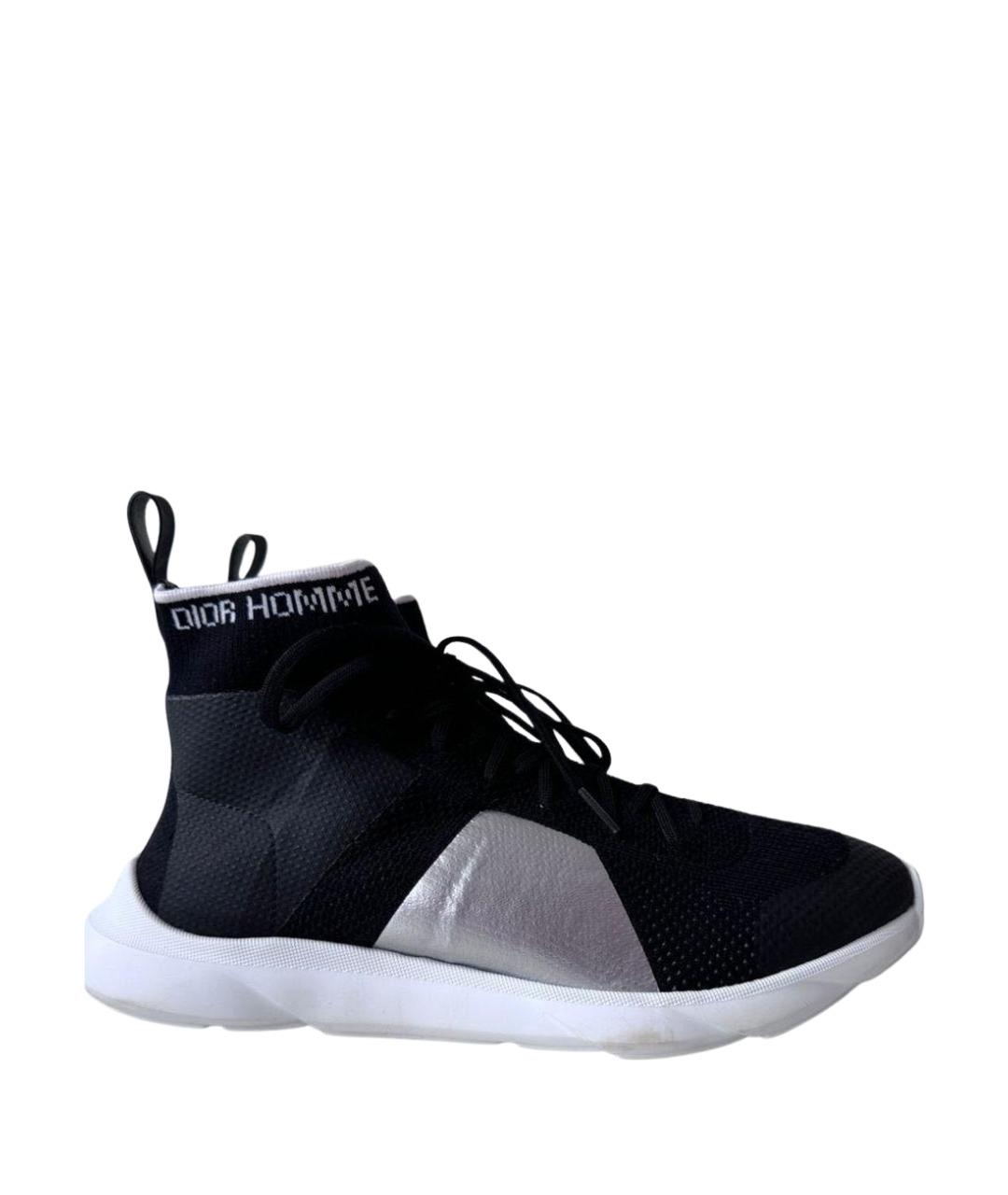 CHRISTIAN DIOR Черные высокие кроссовки / кеды, фото 1