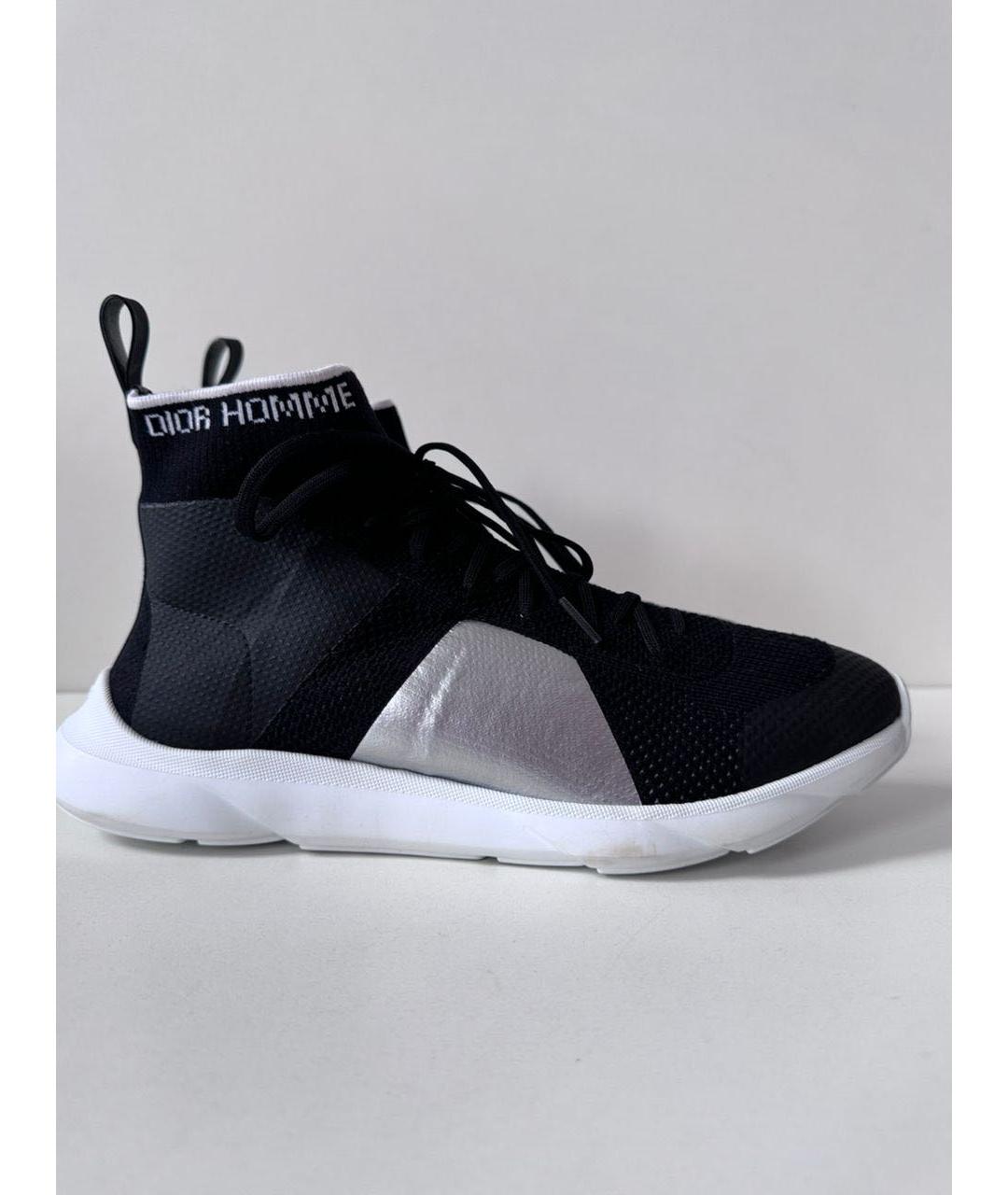 CHRISTIAN DIOR Черные высокие кроссовки / кеды, фото 9