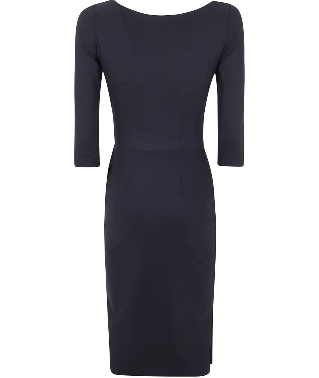 CHIARA BONI Черное полиамидовое повседневное платье, фото 2