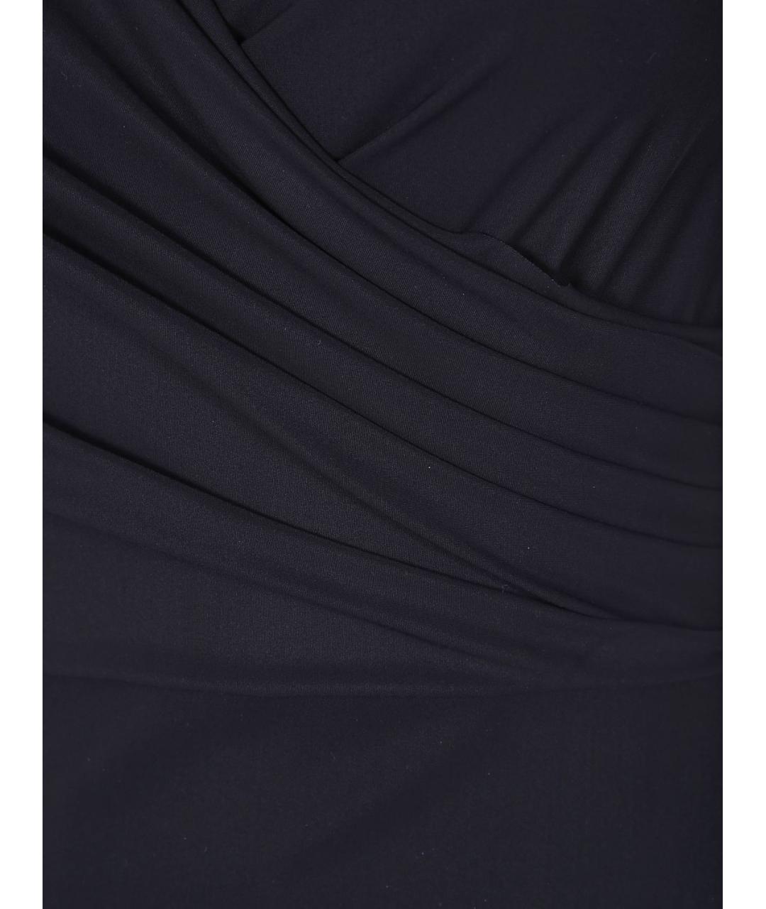 CHIARA BONI Черное полиамидовое повседневное платье, фото 3