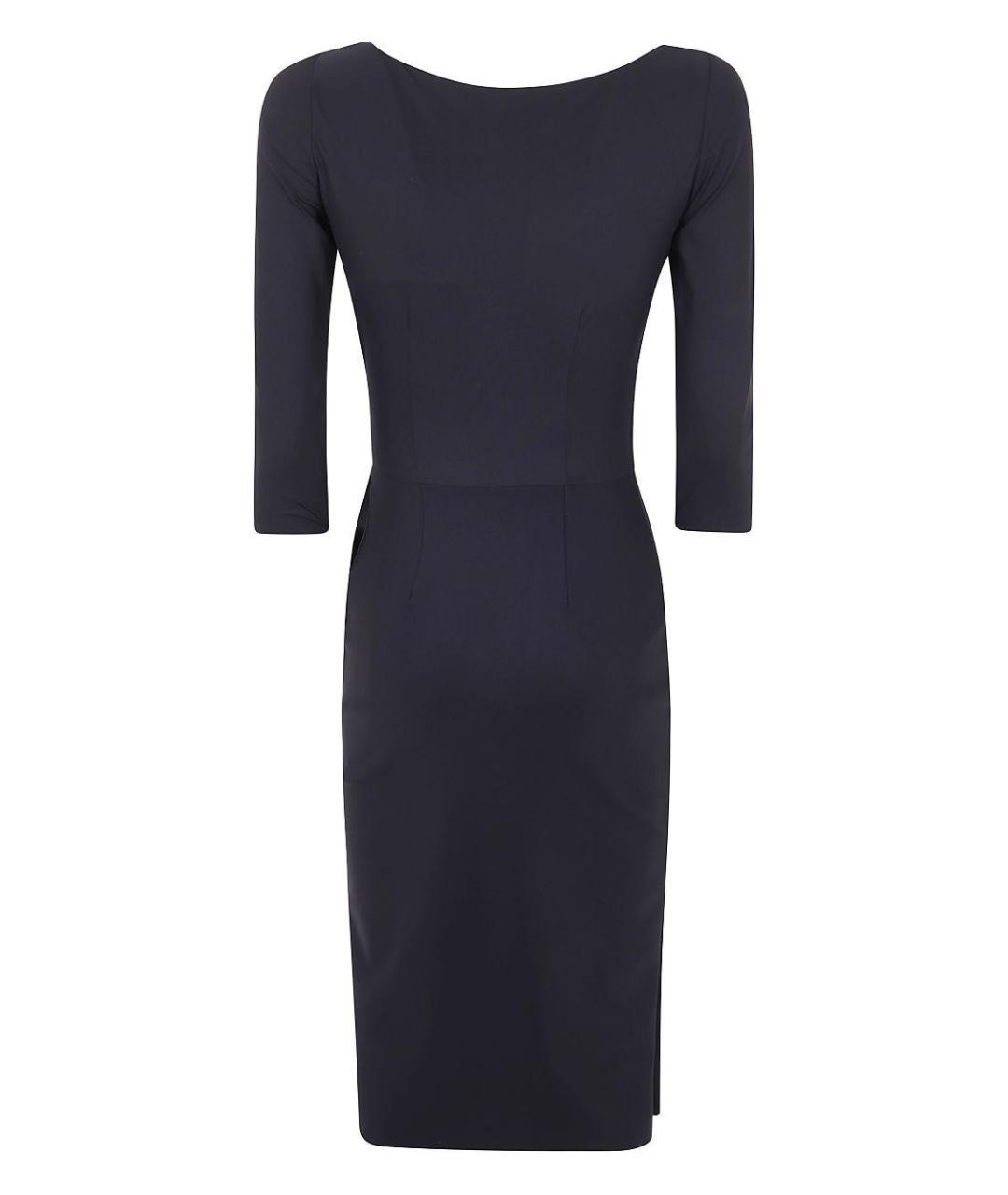 CHIARA BONI Черное полиамидовое повседневное платье, фото 5