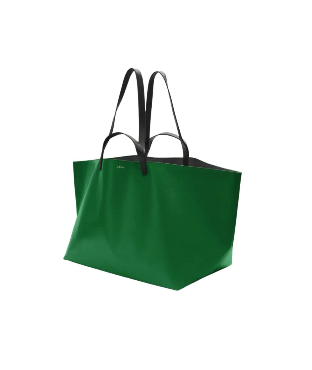 CAHU Зеленая сумка тоут, фото 3