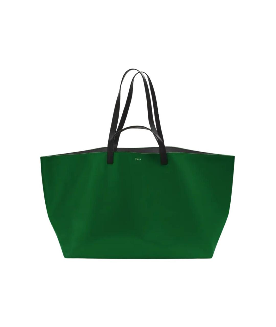 CAHU Зеленая сумка тоут, фото 1