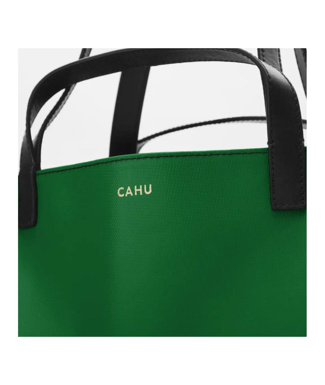 CAHU Зеленая сумка тоут, фото 2
