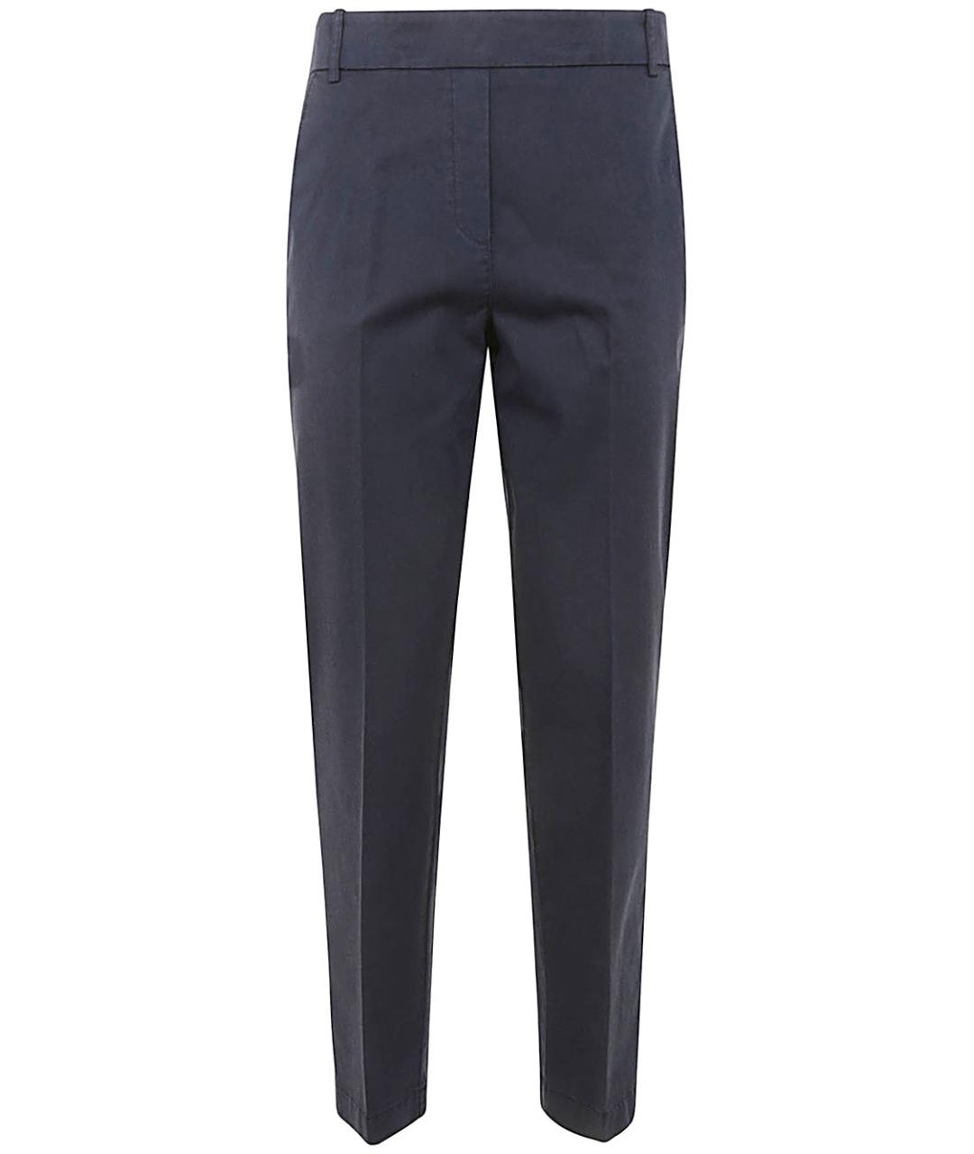 KILTIE Синие хлопковые прямые брюки, фото 1