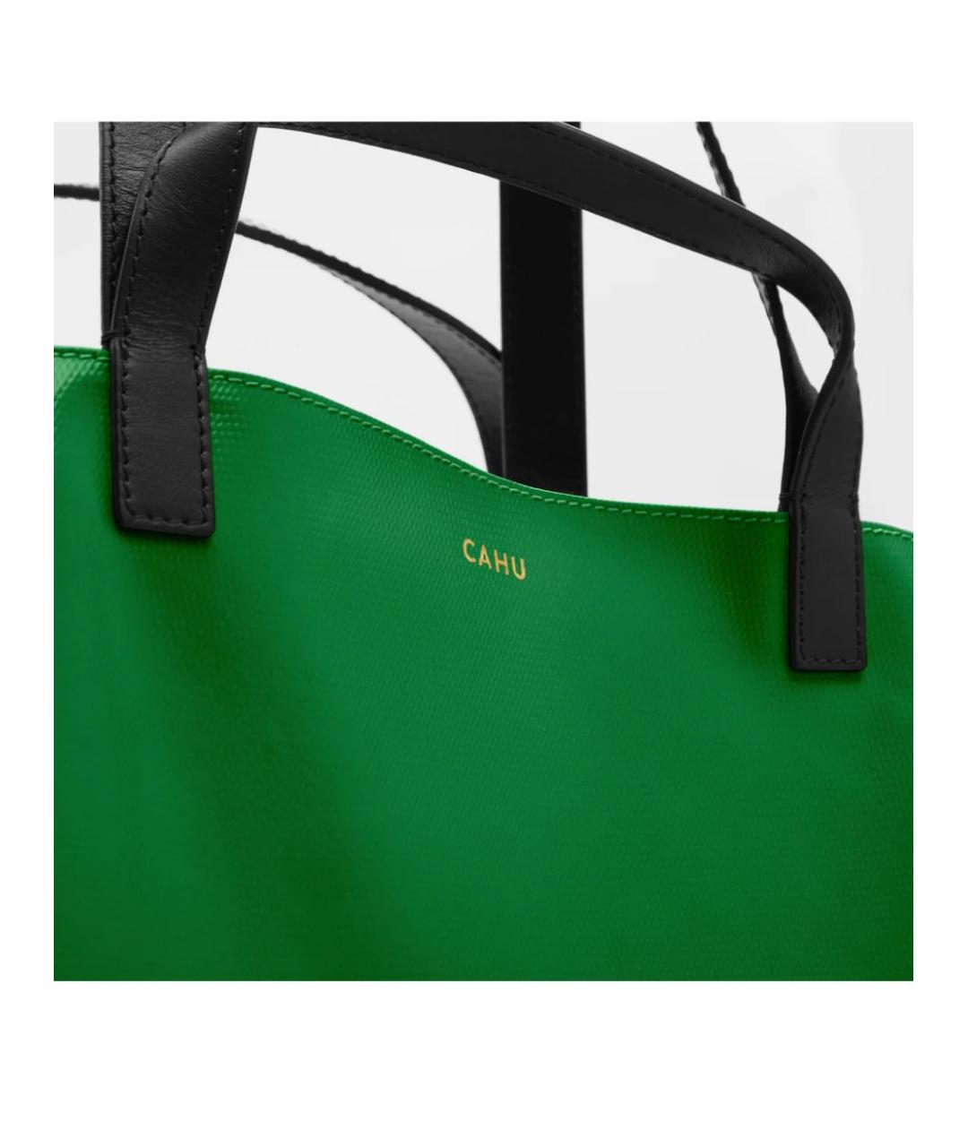 CAHU Зеленая сумка тоут, фото 2