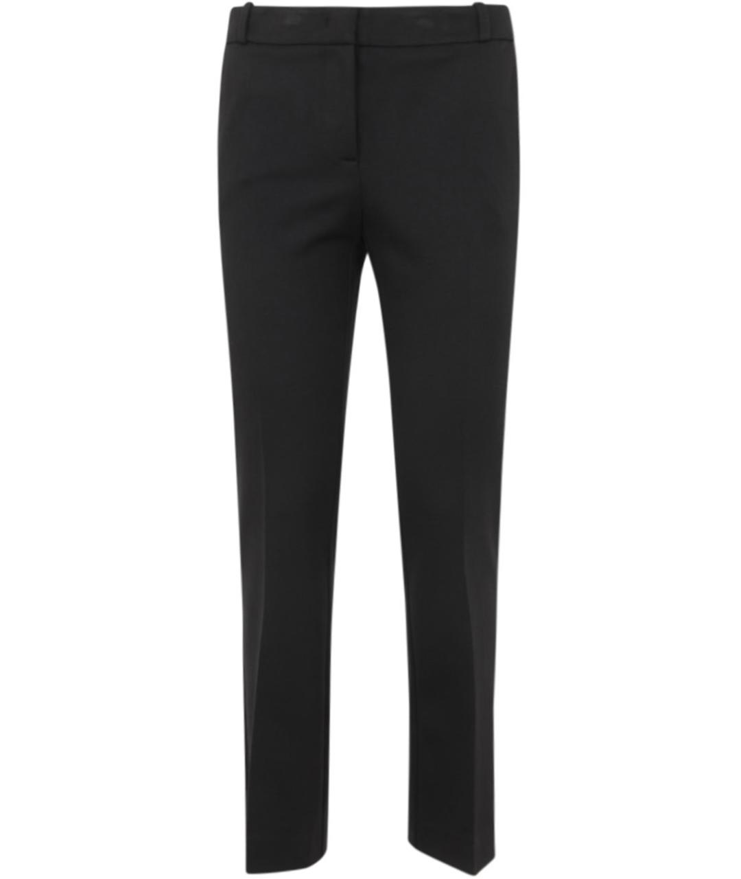 KILTIE Черные полиамидовые прямые брюки, фото 1