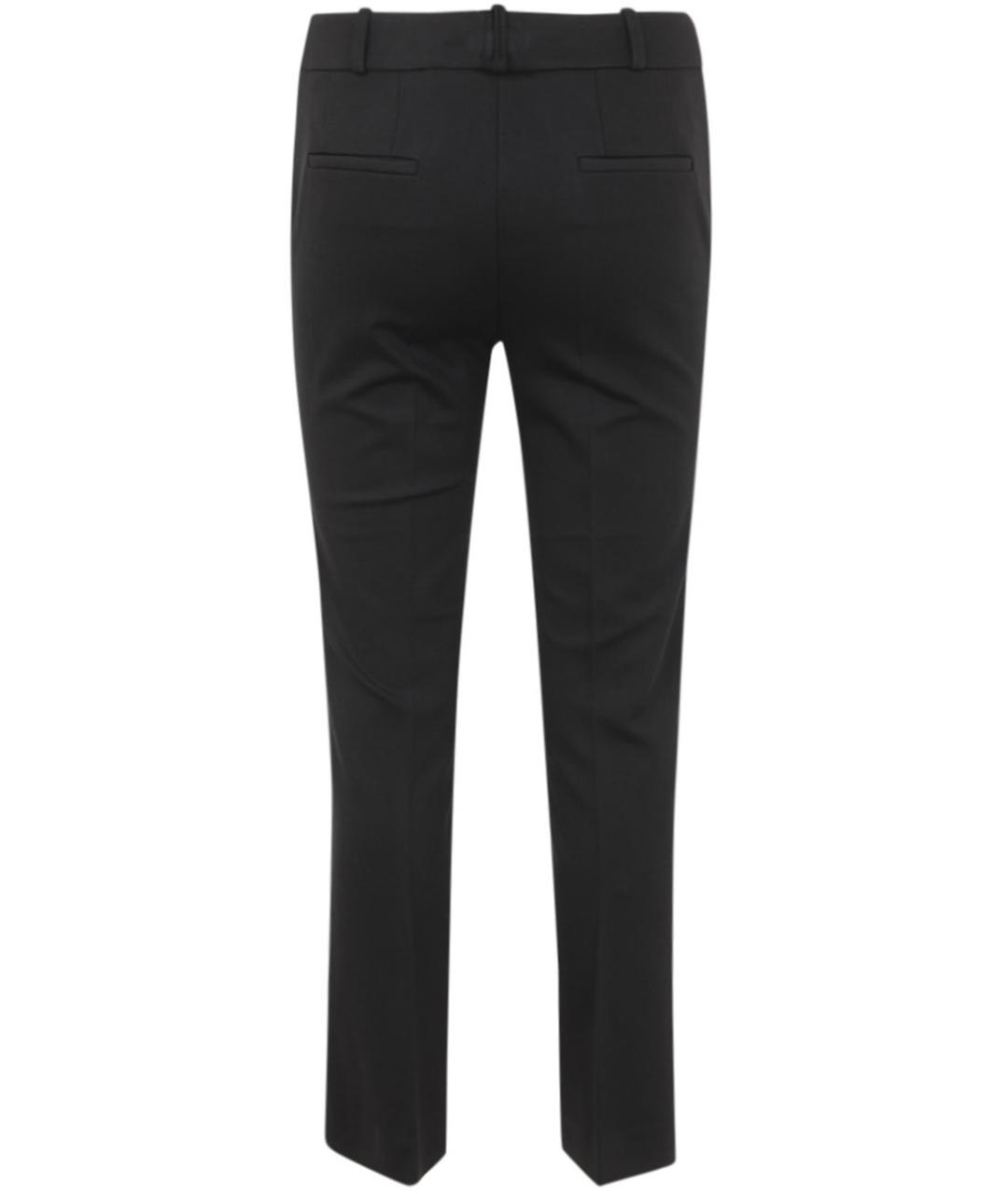 KILTIE Черные полиамидовые прямые брюки, фото 2