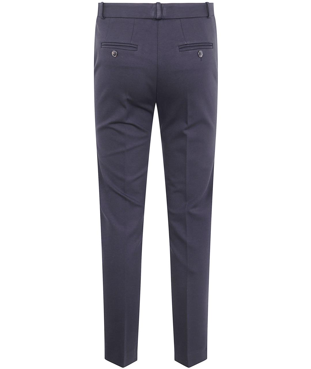 KILTIE Черные полиамидовые прямые брюки, фото 2