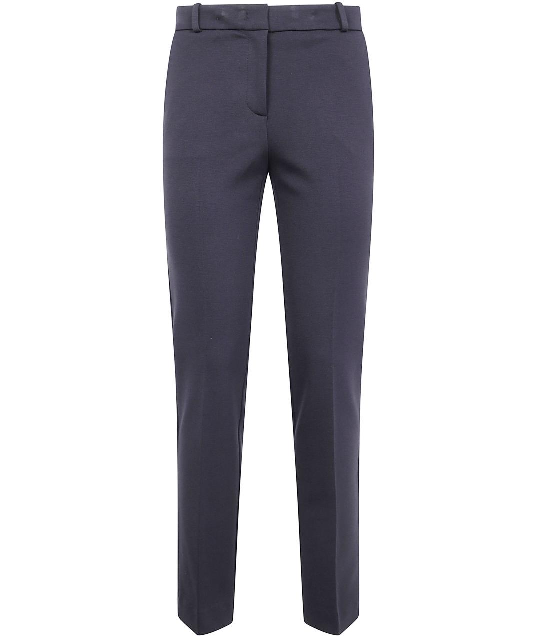 KILTIE Черные полиамидовые прямые брюки, фото 1