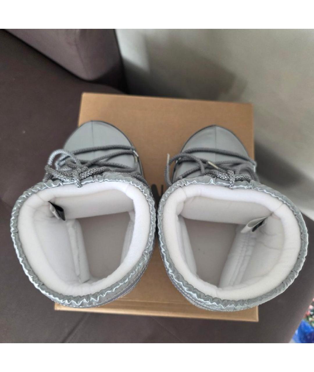 MOON BOOT Серые ботинки, фото 3