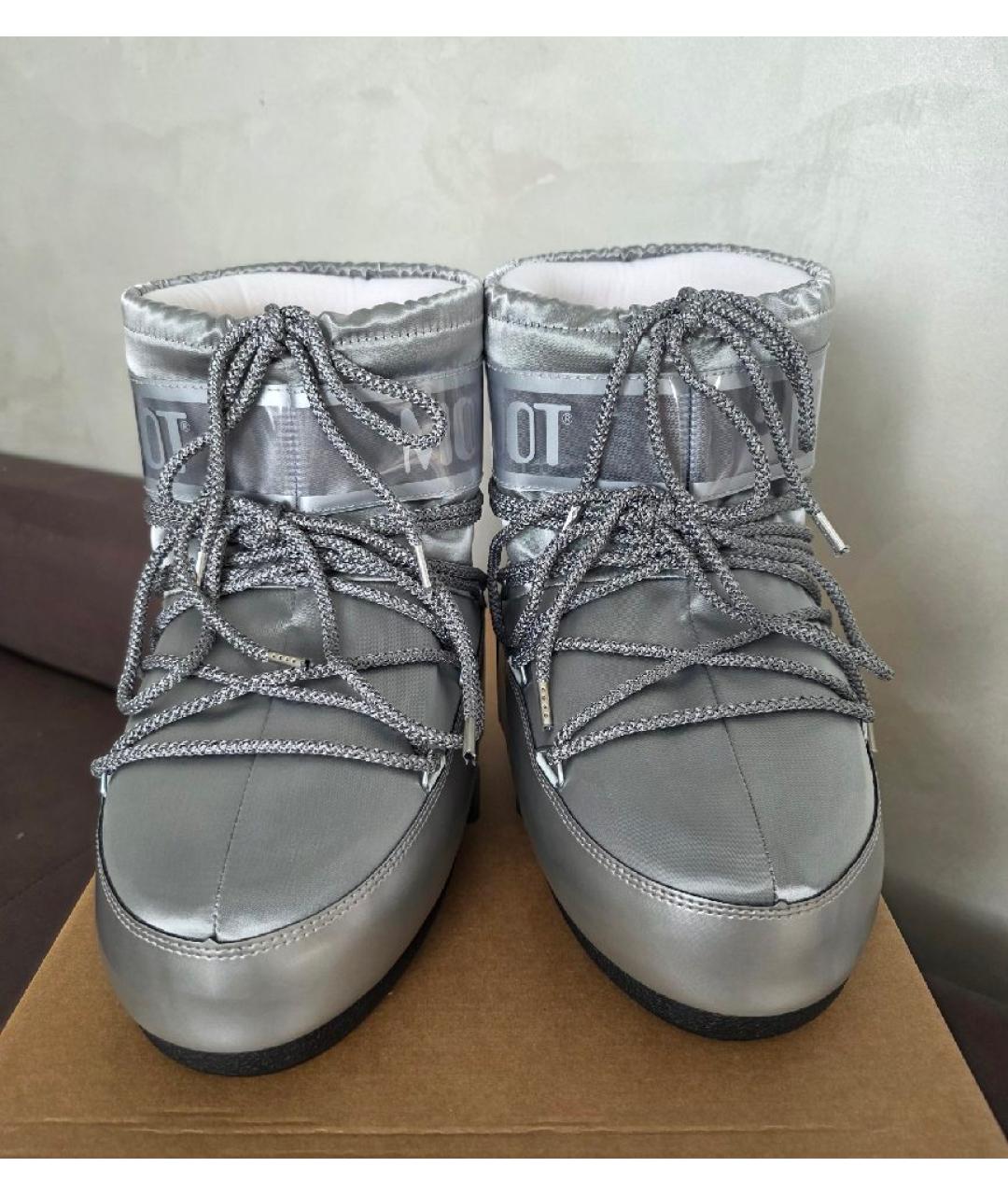 MOON BOOT Серые ботинки, фото 2