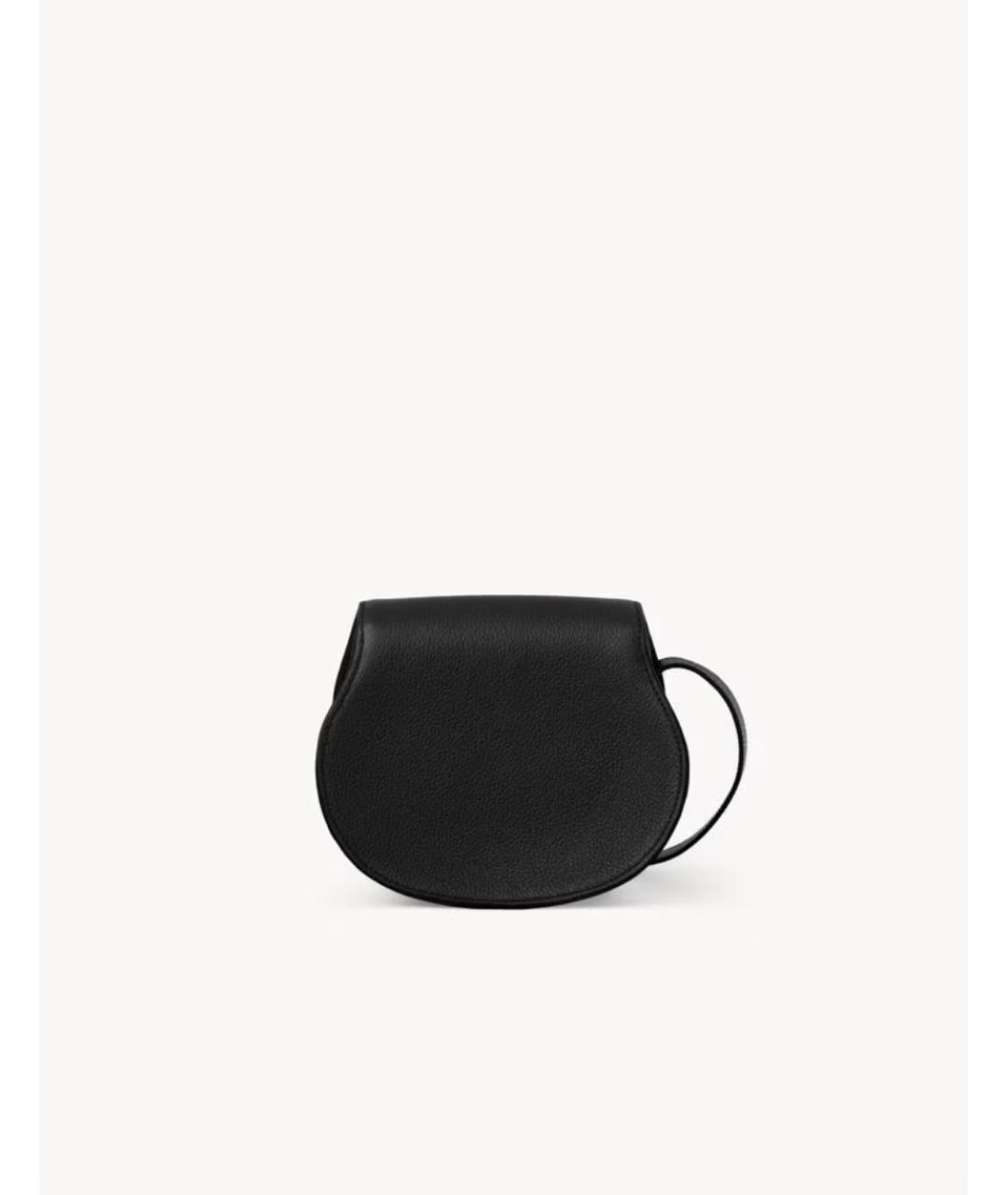CHLOE Черная кожаная сумка через плечо, фото 4