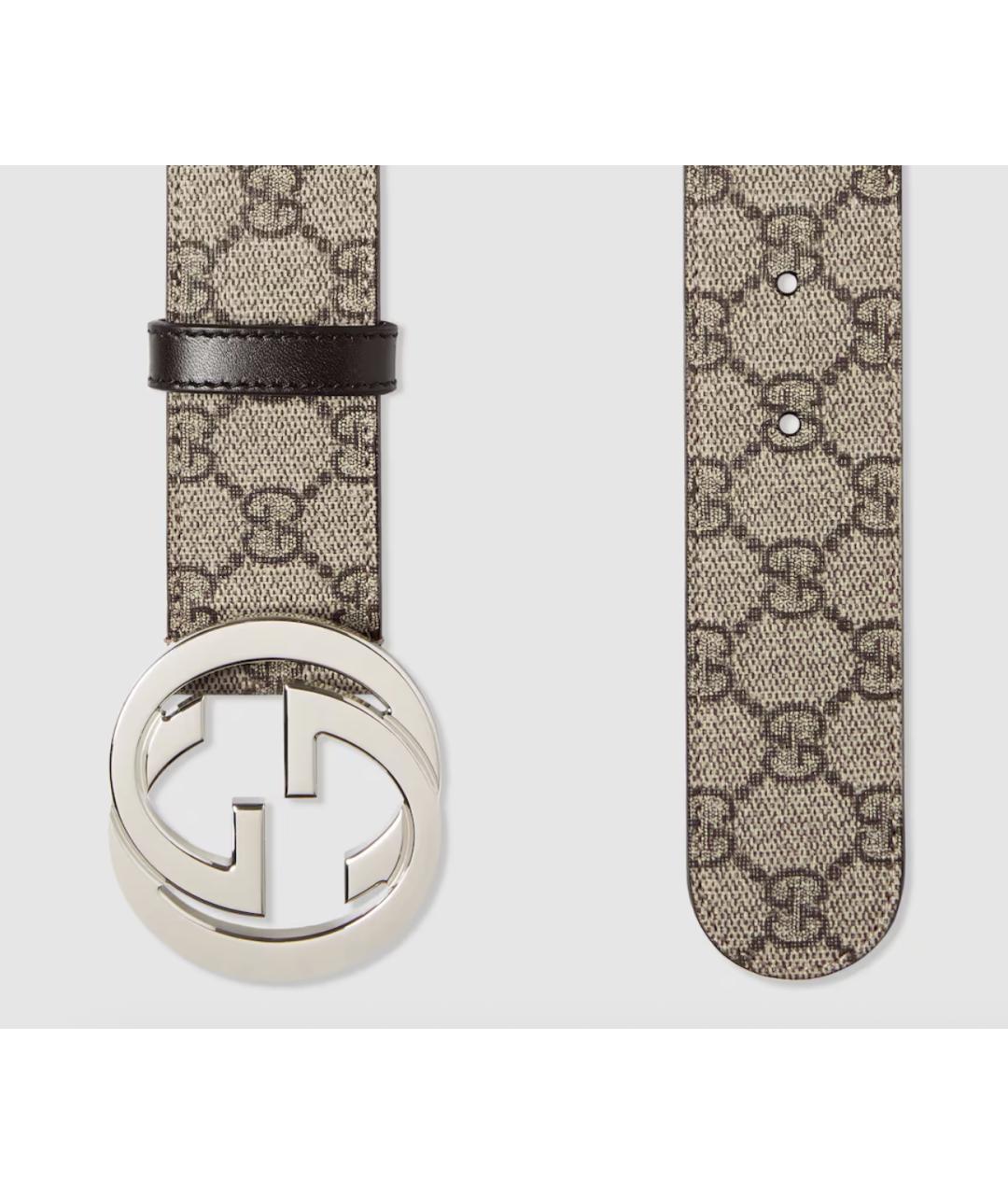 GUCCI Бежевый ремень, фото 2