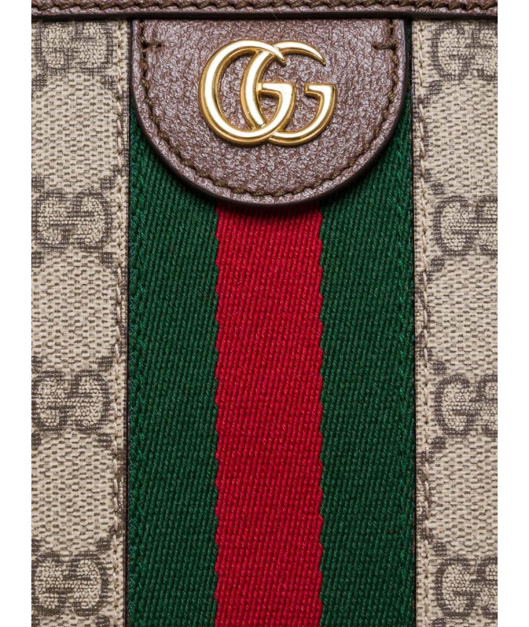 GUCCI Бежевая сумка тоут, фото 4