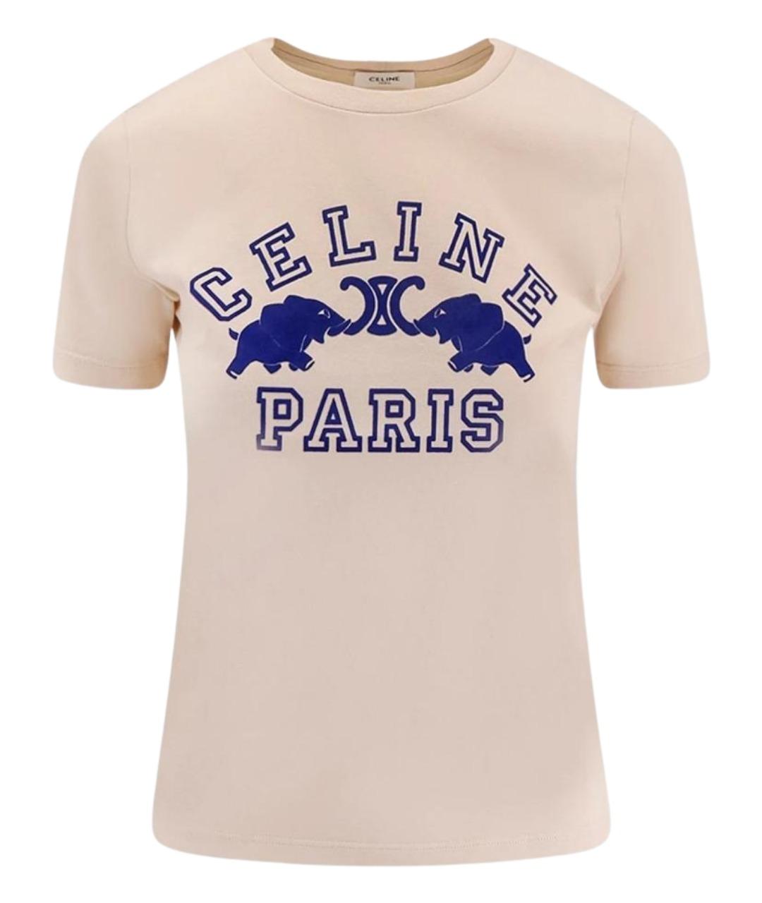 CELINE Бежевая хлопковая рубашка, фото 1