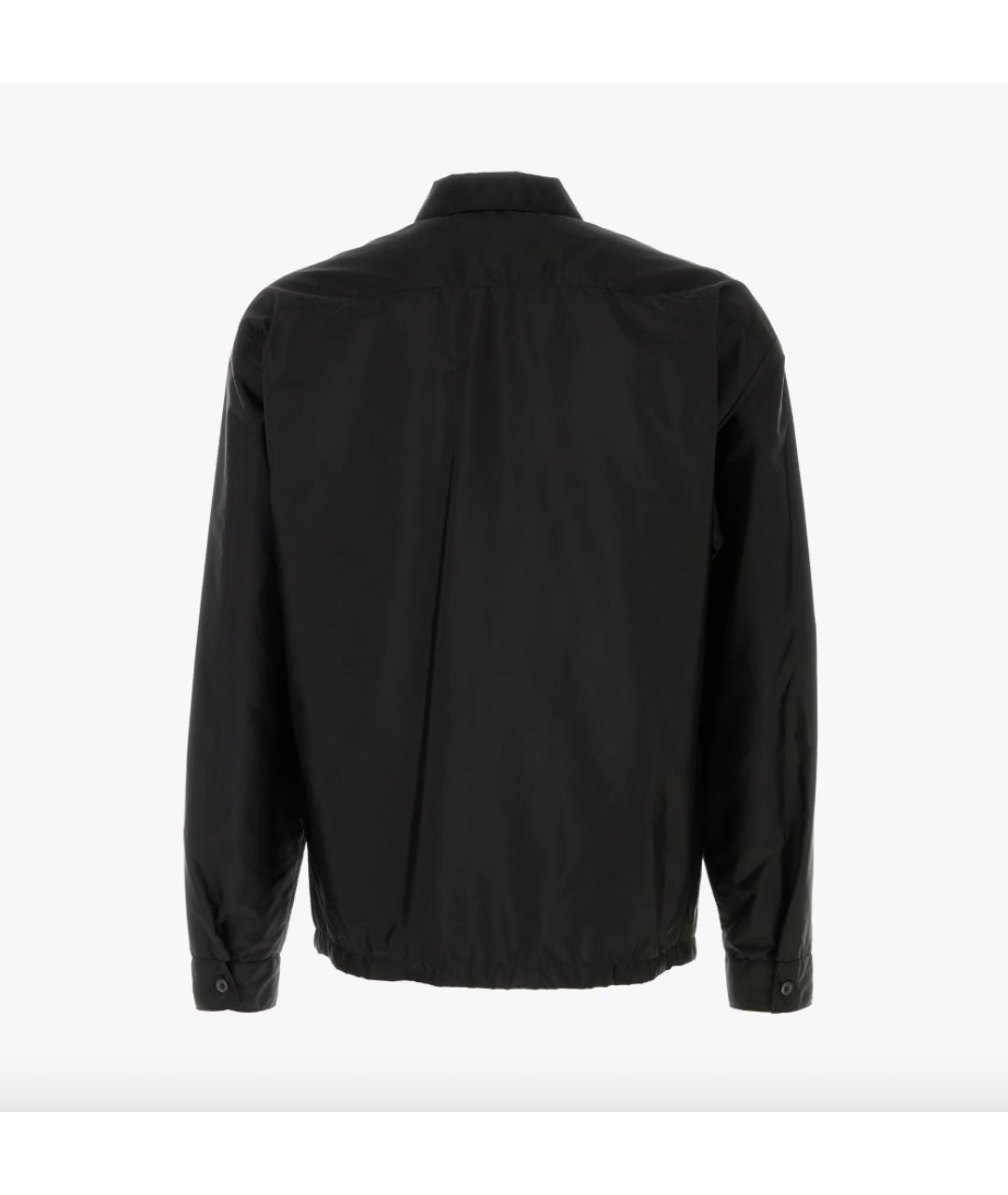 PRADA Черная синтетическая куртка, фото 2