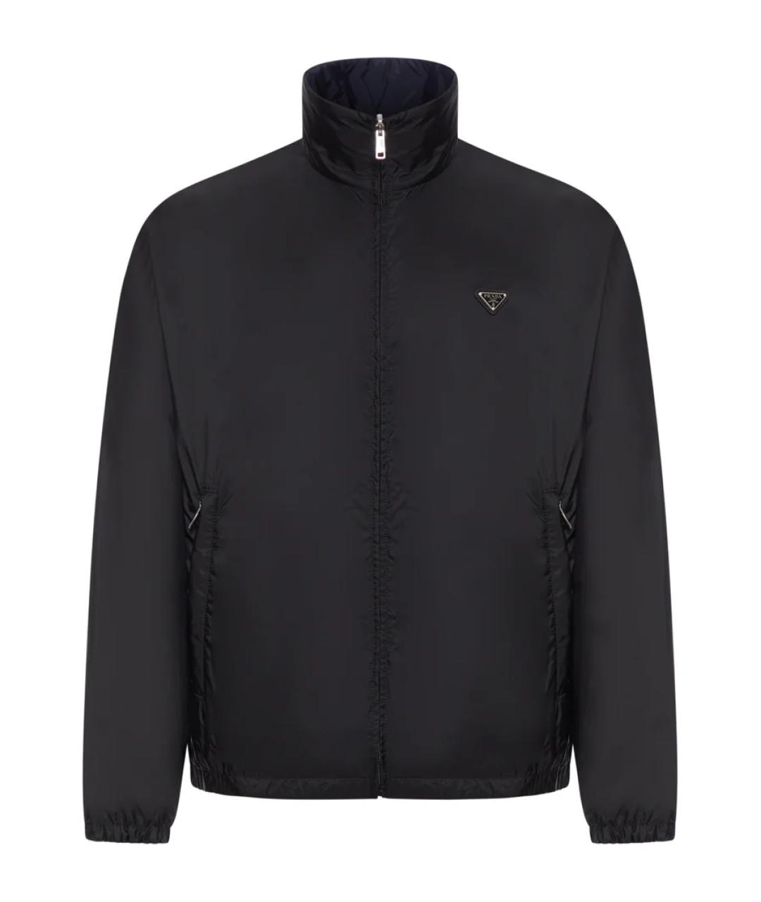 PRADA Черная полиамидовая куртка, фото 1