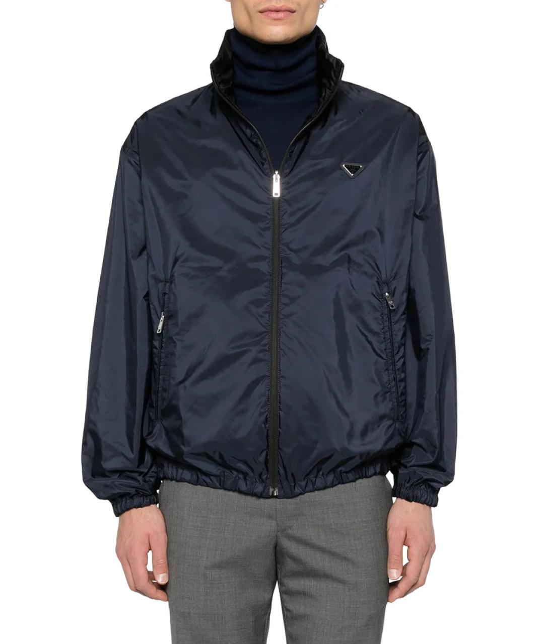 PRADA Черная полиамидовая куртка, фото 6