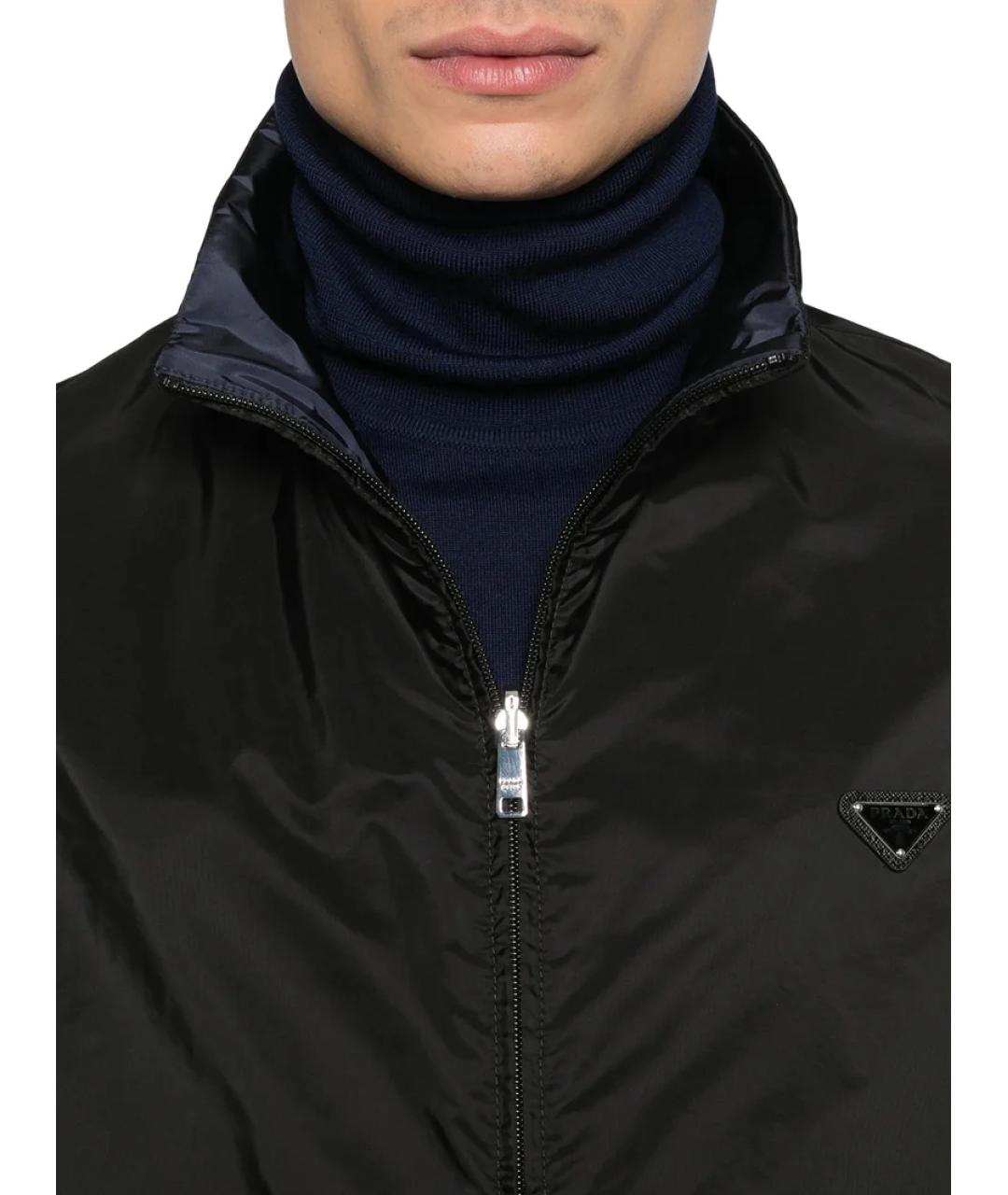 PRADA Черная полиамидовая куртка, фото 5